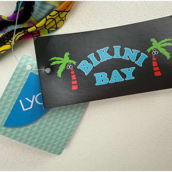 Bikini Bay Underwire Padded Push Up Twisted Bikini Top  Size 10 - Picture 13 of 14